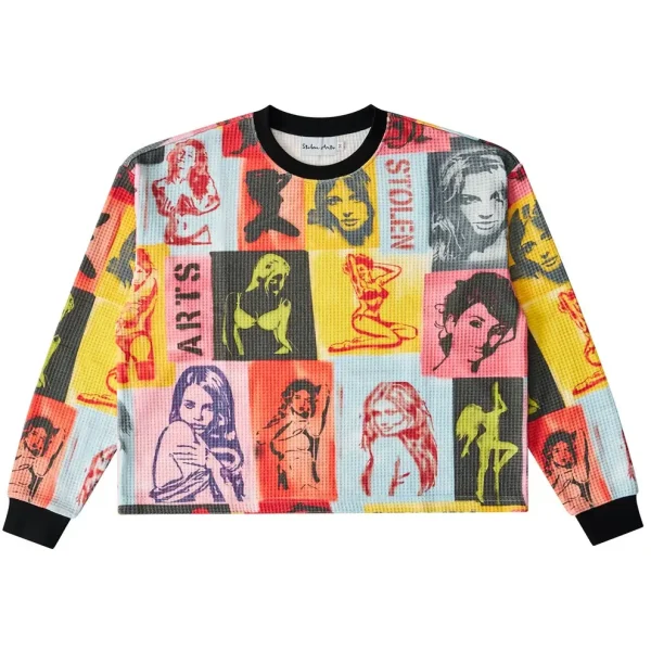 Stolen Arts Girls Girls Girls Thermal Long Sleeve (1)